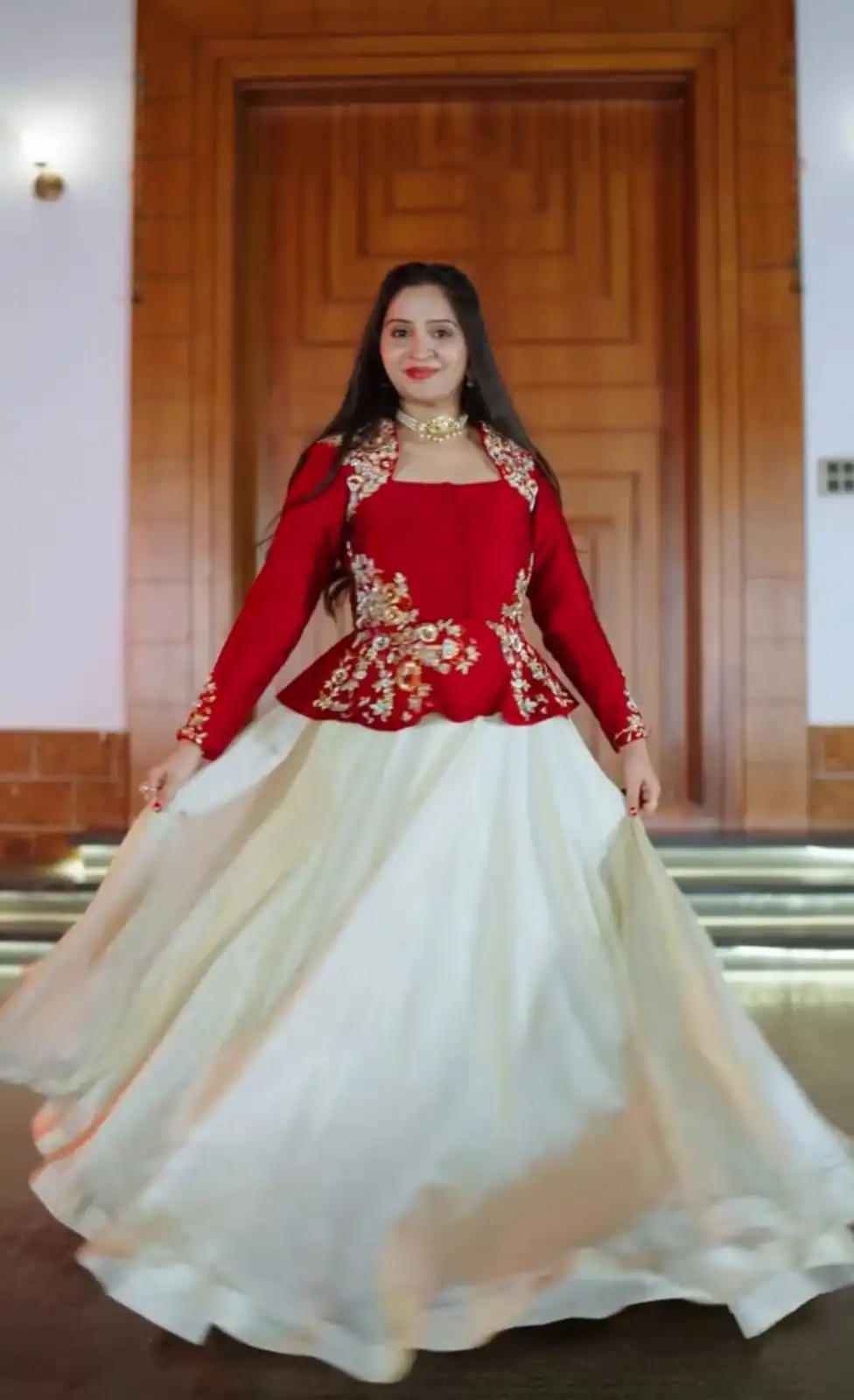 PC 558 Red Chinon Lehenga Choli with Embroidery Work.Wedding, Party, Festive, Events, Best Price ₹2149. Delivery 4-6 Working Days. Shop now. | Lehenga, Bollywood Lehenga, Creative Lehenga, Designer Lehenga, Embroidered Lehenga, Party Wear Lehenga