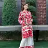 DC 104 Red Natural Crape Salwar Suit Perfect for Wedding, Party, Sangeet, Pongal, Family Gatherings – . Exclusive Offer ₹1499. Delivery 4-6 Working | Jump Suits, Salwar suit, Casual Suits, Creative suits, Designer Suits, Palazzo Suits, Party Wear Suits, Patiala Suits, Straight Suits