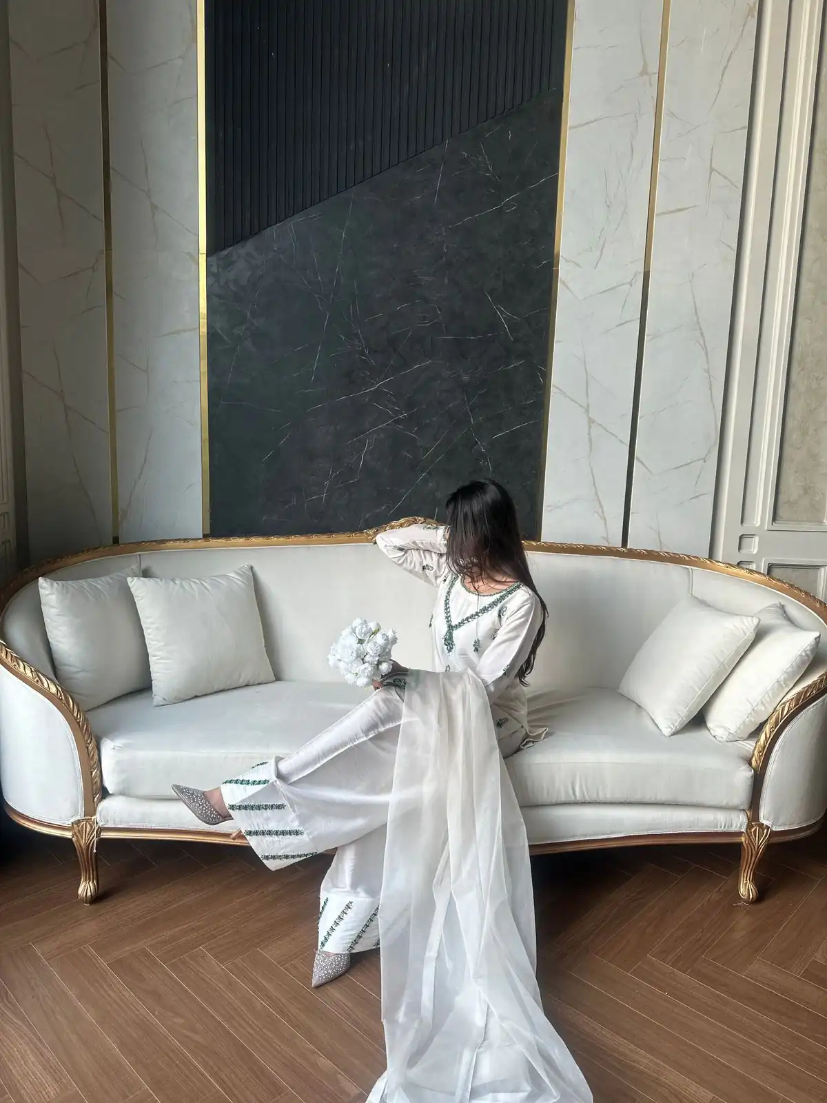 LG 1690 White Natural Crap Salwar Suit with Embroidery Work & Mirror Work. Special Price ₹1799. Delivery 4-6 Working Days. Shop now. | Jump Suits, Tops & Bottoms, Track Suits, Salwar suit, Casual Suits, Creative suits, Designer Suits, Palazzo Suits, Party Wear Suits, Patiala Suits, Straight Suits, Trendy Wear