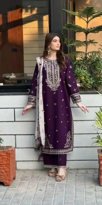 LG 2056 Wine Color Faux Georgette Salwar Suit with Embroidery Work. Get it for ₹2049. Delivery 4-6 Working Days. Shop now. | Jump Suits, Tops & Bottoms, Track Suits, Salwar suit, Casual Suits, Creative suits, Designer Suits, Palazzo Suits, Party Wear Suits, Patiala Suits, Straight Suits, Trendy Wear