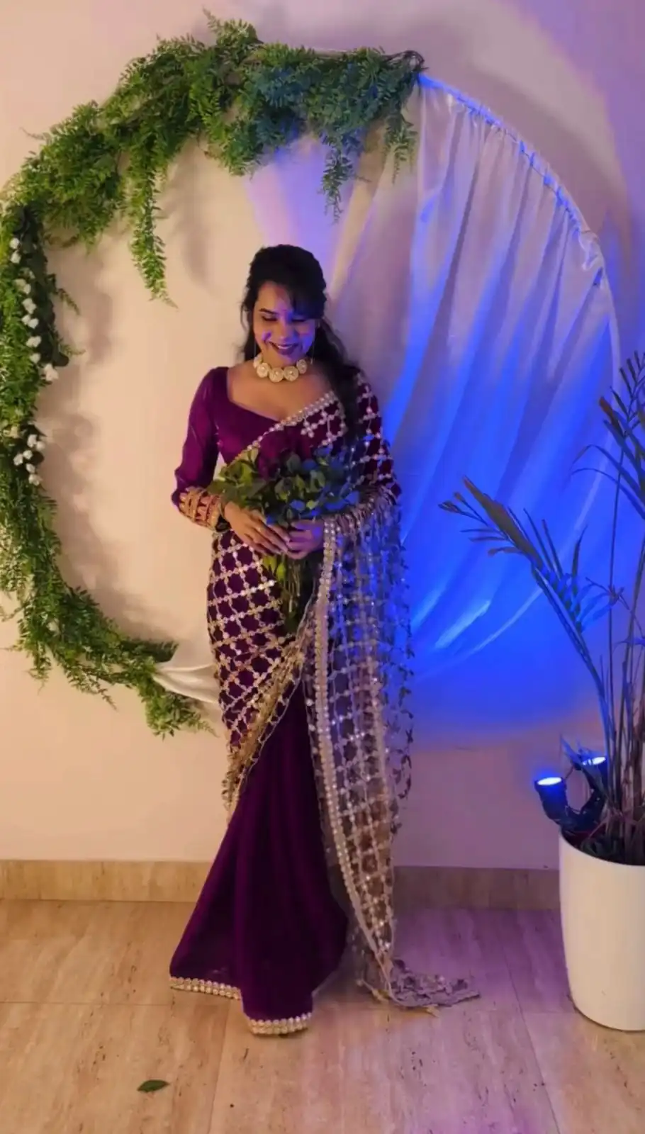 SRK 5322 Wine Fendy Silk Saree with Lace Work & Mirror Work. Wedding, Party, Festive, Events, Festive Deal ₹2499. Delivery 4-6 Working Days. Shop now. | Sarees, Bollywood Sarees, Creative Sarees, Designer Sarees, Embroidered Sarees, Ethnic Saree, Modern Digital sarees, Party Wear Sarees