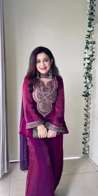 KD 1563 Wine in Wine Fendy Silk Thread Lace Work Salwar Suit . Exclusive Offer ₹1999. Delivery 4-6 Working Days. Shop now. | Jump Suits, Salwar suit, Casual Suits, Creative suits, Designer Suits, Palazzo Suits, Party Wear Suits, Patiala Suits, Straight Suits