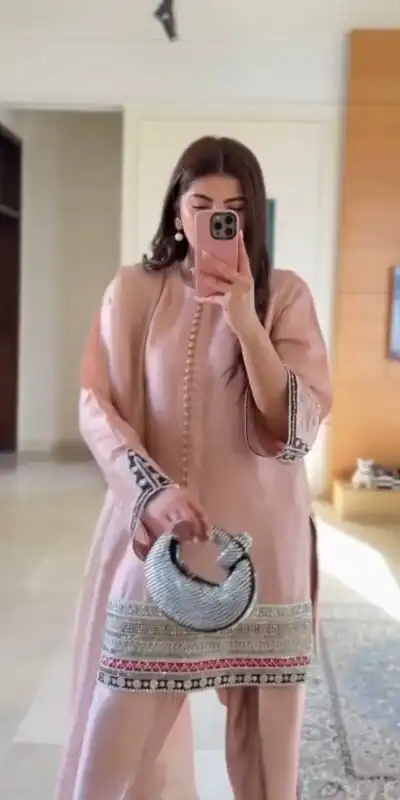 KF 1682 Light Pink Natural Crap Salwar Suit with Embroidery Work. Exclusive Offer ₹1849. Delivery 4-6 Working Days. Shop now. | Jump Suits, Salwar suit, Casual Suits, Creative suits, Designer Suits, Palazzo Suits, Party Wear Suits, Patiala Suits, Straight Suits