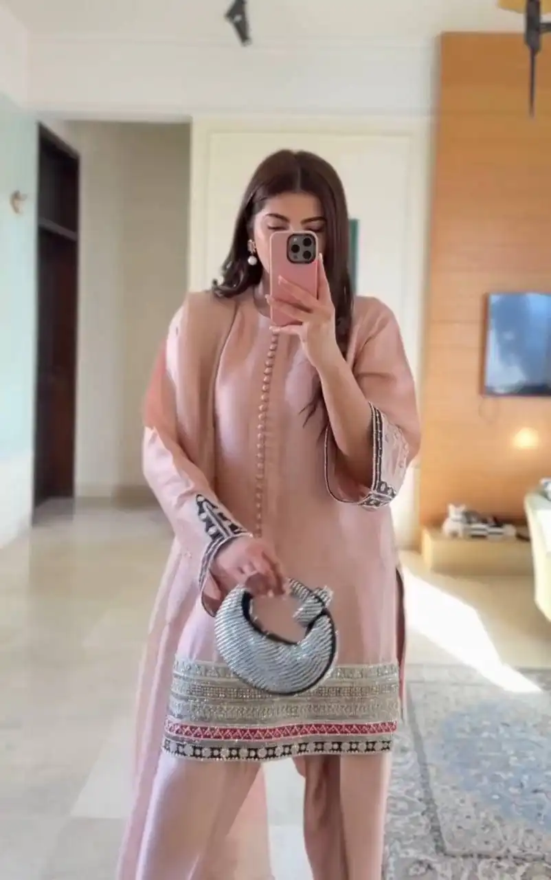 KF 1682 Light Pink Natural Crap Salwar Suit with Embroidery Work. Exclusive Offer ₹1849. Delivery 4-6 Working Days. Shop now. | Jump Suits, Salwar suit, Casual Suits, Creative suits, Designer Suits, Palazzo Suits, Party Wear Suits, Patiala Suits, Straight Suits