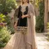 SR 1706 Black Faux Georgette Gown Perfect for Wedding, Party, Makar Sankranti, Karwa Chauth, Ethnic Day – . Now at just ₹1949. Delivery 4-6 Working D | Jump Suits, Salwar suit, Casual Suits, Creative suits, Designer Suits, Palazzo Suits, Party Wear Suits, Patiala Suits, Straight Suits