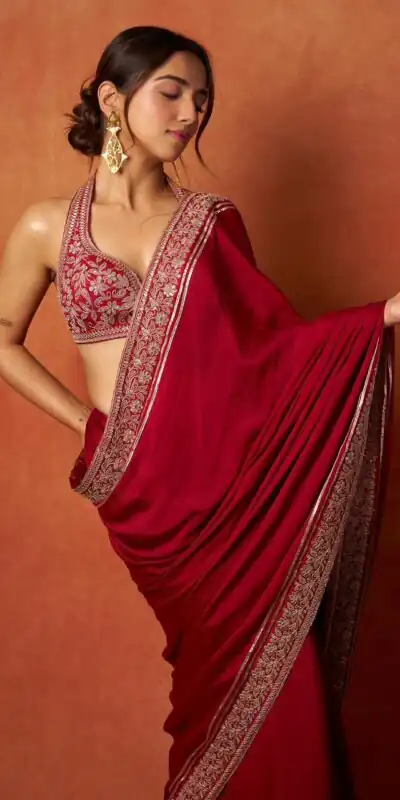 NC 5531 Red Soft Rangoli Silk Saree with Embroidery Work & Lace Work. Special Price ₹1949. Delivery 4-6 Working Days. Shop now. | Sarees, Bollywood Sarees, Creative Sarees, Designer Sarees, Embroidered Sarees, Ethnic Saree, Modern Digital sarees, Party Wear Sarees