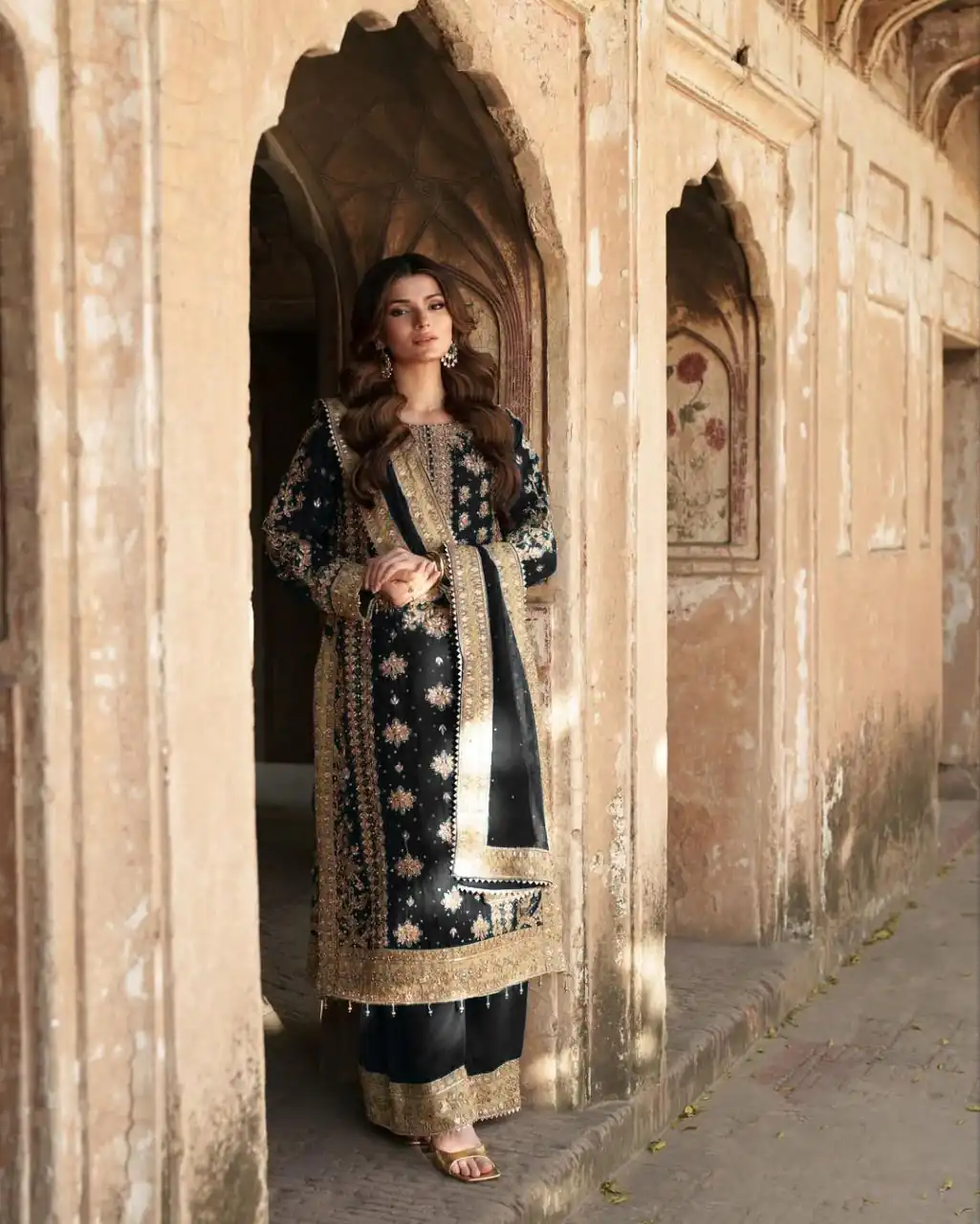 ZF 415 Black Color Georgette Sequence Work Salwar Suit Casual, Wedding, Festive, Events . Expected Delivery  4-6 Working Days @2149/- only      | Jump Suits, Salwar suit, Casual Suits, Creative suits, Designer Suits, Palazzo Suits, Party Wear Suits, Patiala Suits, Straight Suits