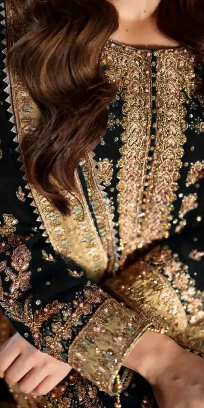 ZF 415 Black Color Georgette Sequence Work Salwar Suit Casual, Wedding, Festive, Events . Expected Delivery 4-6 Working Days @2149/- only | Jump Suits, Salwar suit, Casual Suits, Creative suits, Designer Suits, Palazzo Suits, Party Wear Suits, Patiala Suits, Straight Suits