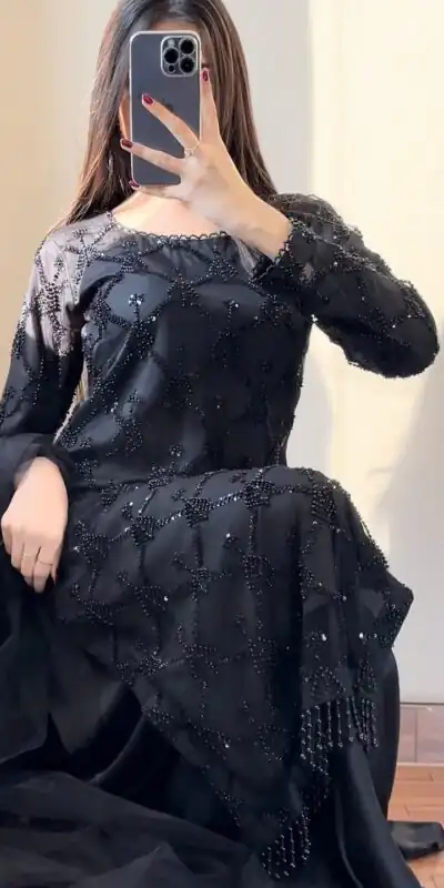 DB 34 Black Soft Net Salwar Suit. Perfect for Wedding, Party, Ganesh Chaturthi, Anniversary, Ethnic Day – Grab it for ₹1999. Delivery 4-6 Working Days | Jump Suits, Salwar suit, Casual Suits, Creative suits, Designer Suits, Palazzo Suits, Party Wear Suits, Patiala Suits, Straight Suits