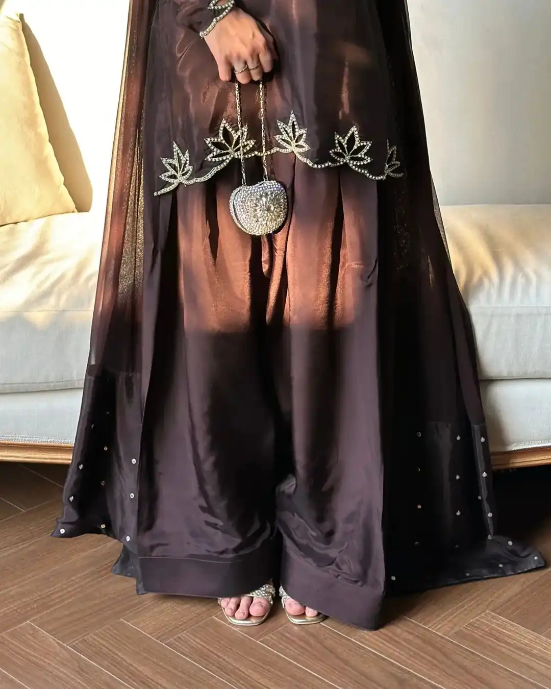 NF 1270 Brown Natural Crep Salwar Suit Brown with Embroidery Work. Exclusive Offer ₹1899. Delivery 4-6 Working Days. Shop now. | Jump Suits, Salwar suit, Casual Suits, Creative suits, Designer Suits, Palazzo Suits, Party Wear Suits, Patiala Suits, Straight Suits