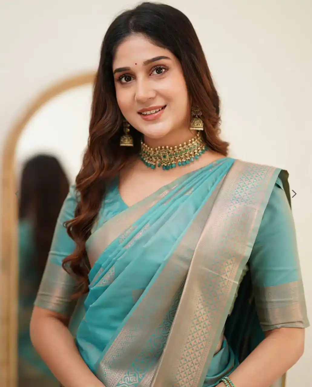 KP 6015 Sky Blue Soft Lichi Silk Saree with Lace Border & Lace Work. Special Price ₹1349. Delivery 4-6 Working Days. Shop now. | Sarees, Bollywood Sarees, Creative Sarees, Designer Sarees, Embroidered Sarees, Ethnic Saree, Modern Digital sarees, Party Wear Sarees