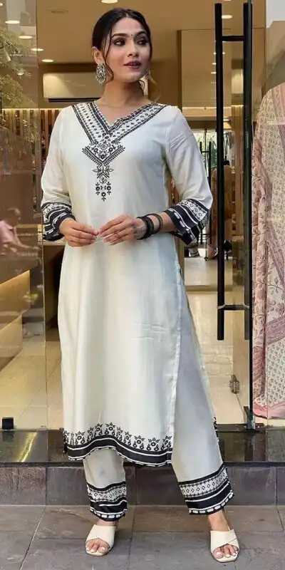 DC G20 White in Maslin Digital Print Salwar Suit . Wedding, Party, Festive, Events, Introductory Price ₹1549. Delivery 4-6 Working Days. Shop now. | Jump Suits, Salwar suit, Casual Suits, Creative suits, Designer Suits, Palazzo Suits, Party Wear Suits, Patiala Suits, Straight Suits