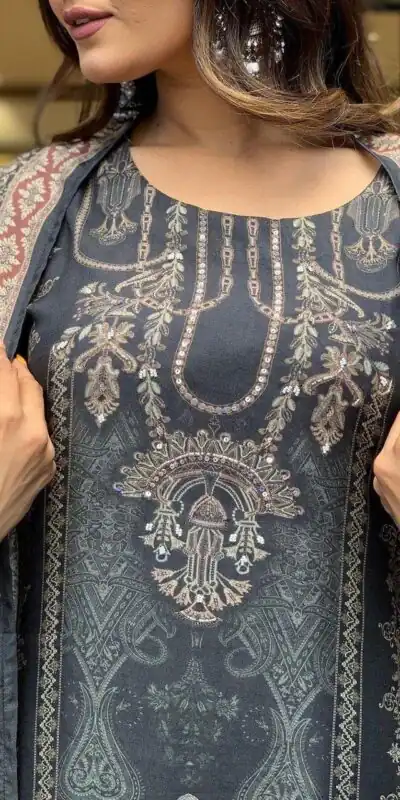 DC G23 Black in Maslin Digital Print Salwar Suit . Wedding, Party, Festive, Events, Introductory Price ₹1749. Delivery 4-6 Working Days. Shop now. | Jump Suits, Salwar suit, Casual Suits, Creative suits, Designer Suits, Palazzo Suits, Party Wear Suits, Patiala Suits, Straight Suits