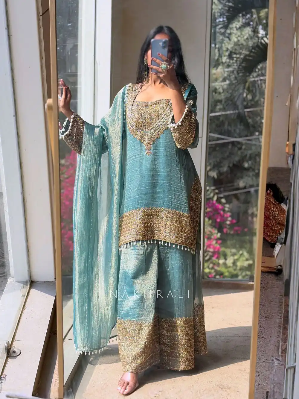 SR 1705 Firozi Fendy Silk Salwar Suit Perfect for Wedding, Party, Cultural Events, Sangeet, Housewarming – . Grab it for ₹2449. Delivery 4-6 Working Da | Jump Suits, Salwar suit, Casual Suits, Creative suits, Designer Suits, Palazzo Suits, Party Wear Suits, Patiala Suits, Straight Suits