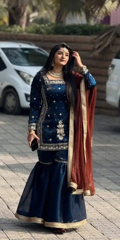 ZC 8010 Blue Zimmy Silk Salwar Suit with Lace Work & Embroidery Work. Affordable Price ₹2049. Delivery 4-6 Working Days. Shop now. | Jump Suits, Salwar suit, Casual Suits, Creative suits, Designer Suits, Palazzo Suits, Party Wear Suits, Patiala Suits, Straight Suits