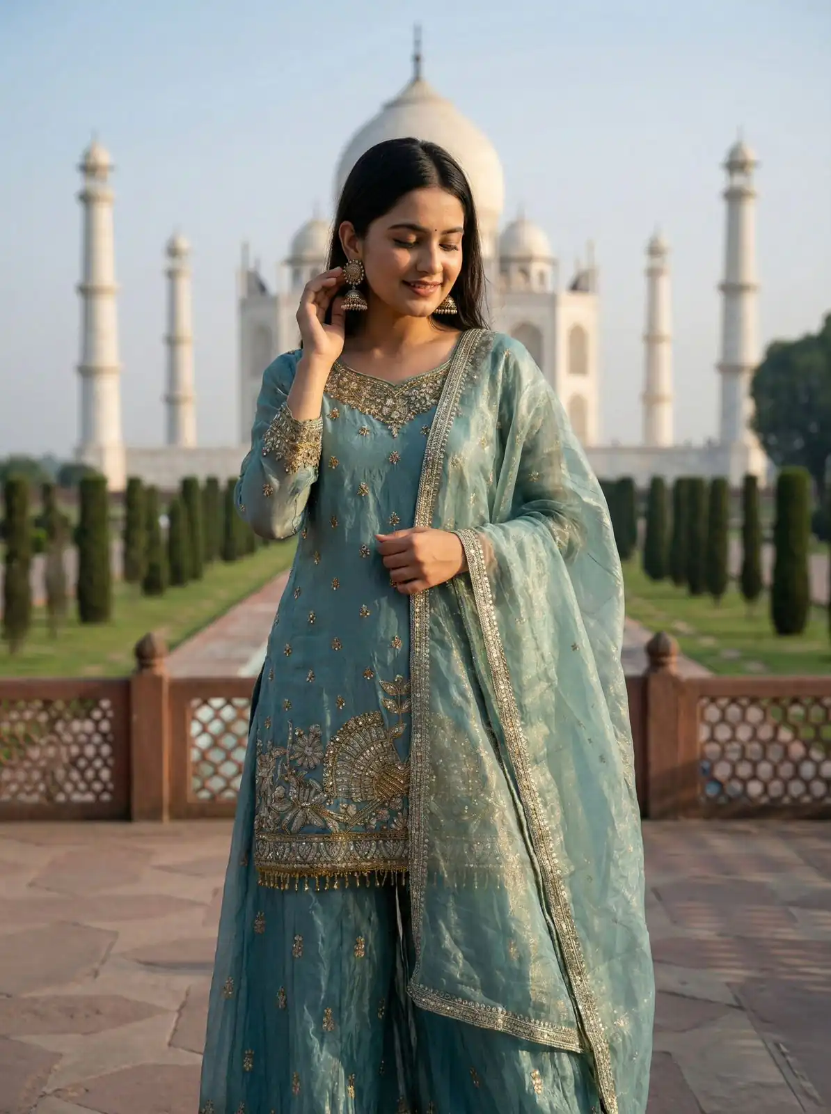 NSR 886 Sky Blue Color Salwar Suit with Mirror Work & Embroidery Work. Best Price ₹2399. Delivery 4-6 Working Days. Shop now. | Jump Suits, Salwar suit, Casual Suits, Creative suits, Designer Suits, Palazzo Suits, Party Wear Suits, Patiala Suits, Straight Suits