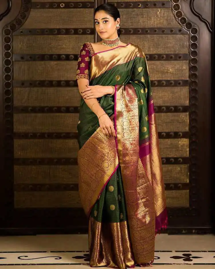 KPR 030 Green Color Soft Lichi Silk Saree with Lace Border & Lace Work. Best Price ₹1499. Delivery 4-6 Working Days. Shop now. | Sarees, Bollywood Sarees, Creative Sarees, Designer Sarees, Embroidered Sarees, Ethnic Saree, Modern Digital sarees, Party Wear Sarees