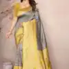 KPR 216 Grey in Soft Lichi Silk Lace Border & Lace Work Saree . Exclusive Offer ₹1449. Delivery 4-6 Working Days. Shop now. | Sarees, Bollywood Sarees, Creative Sarees, Designer Sarees, Embroidered Sarees, Ethnic Saree, Modern Digital sarees, Party Wear Sarees