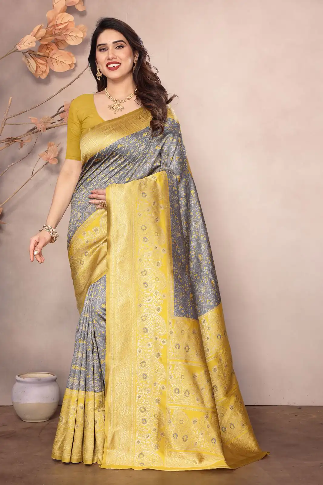KPR 216 Grey in Soft Lichi Silk Lace Border & Lace Work Saree . Exclusive Offer ₹1449. Delivery 4-6 Working Days. Shop now. | Sarees, Bollywood Sarees, Creative Sarees, Designer Sarees, Embroidered Sarees, Ethnic Saree, Modern Digital sarees, Party Wear Sarees