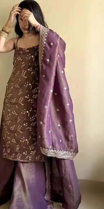 ST 174 Lavender Zimmy Silk Salwar Suit Perfect for Wedding, Party, Karwa Chauth, Haldi, Eid – . Special Price ₹1999. Delivery 4-6 Working Days. Shop no | Jump Suits, Salwar suit, Casual Suits, Creative suits, Designer Suits, Palazzo Suits, Party Wear Suits, Patiala Suits, Straight Suits