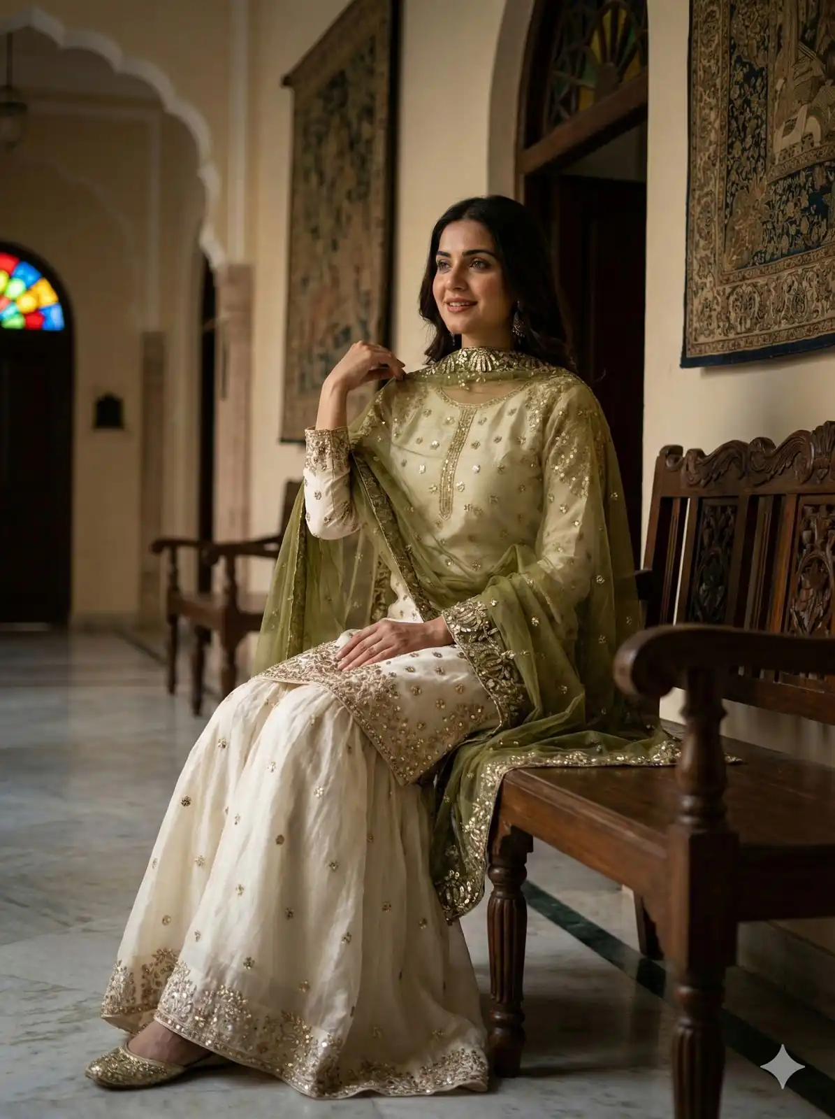 JF 041 Mehendi Fendy Silk Salwar Suitwith Embroidery Work & Lace Work. Now at just ₹2149. Delivery 4-6 Working Days. Shop now. | Jump Suits, Salwar suit, Casual Suits, Creative suits, Designer Suits, Palazzo Suits, Party Wear Suits, Patiala Suits, Straight Suits