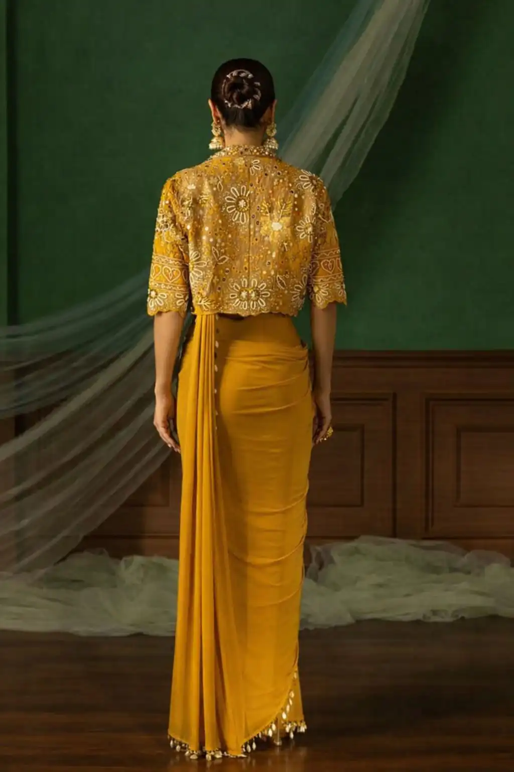 BB 59 Mustered Crep Silk Saree. Perfect for Wedding, Party, Pongal, Reception, Housewarming – Introductory Price ₹2399. Delivery 4-6 Working | Sarees, Bollywood Sarees, Creative Sarees, Designer Sarees, Embroidered Sarees, Ethnic Saree, Modern Digital sarees, Party Wear Sarees