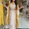 BB 53 Mustered Crap Silk Dhoti Suit. Perfect for Wedding, Party, Anniversary, Holi, Temple Visit – Available at ₹2599 only. Delivery 4-6 Working Days. | Jump Suits, Salwar suit, Casual Suits, Creative suits, Designer Suits, Palazzo Suits, Party Wear Suits, Patiala Suits, Straight Suits