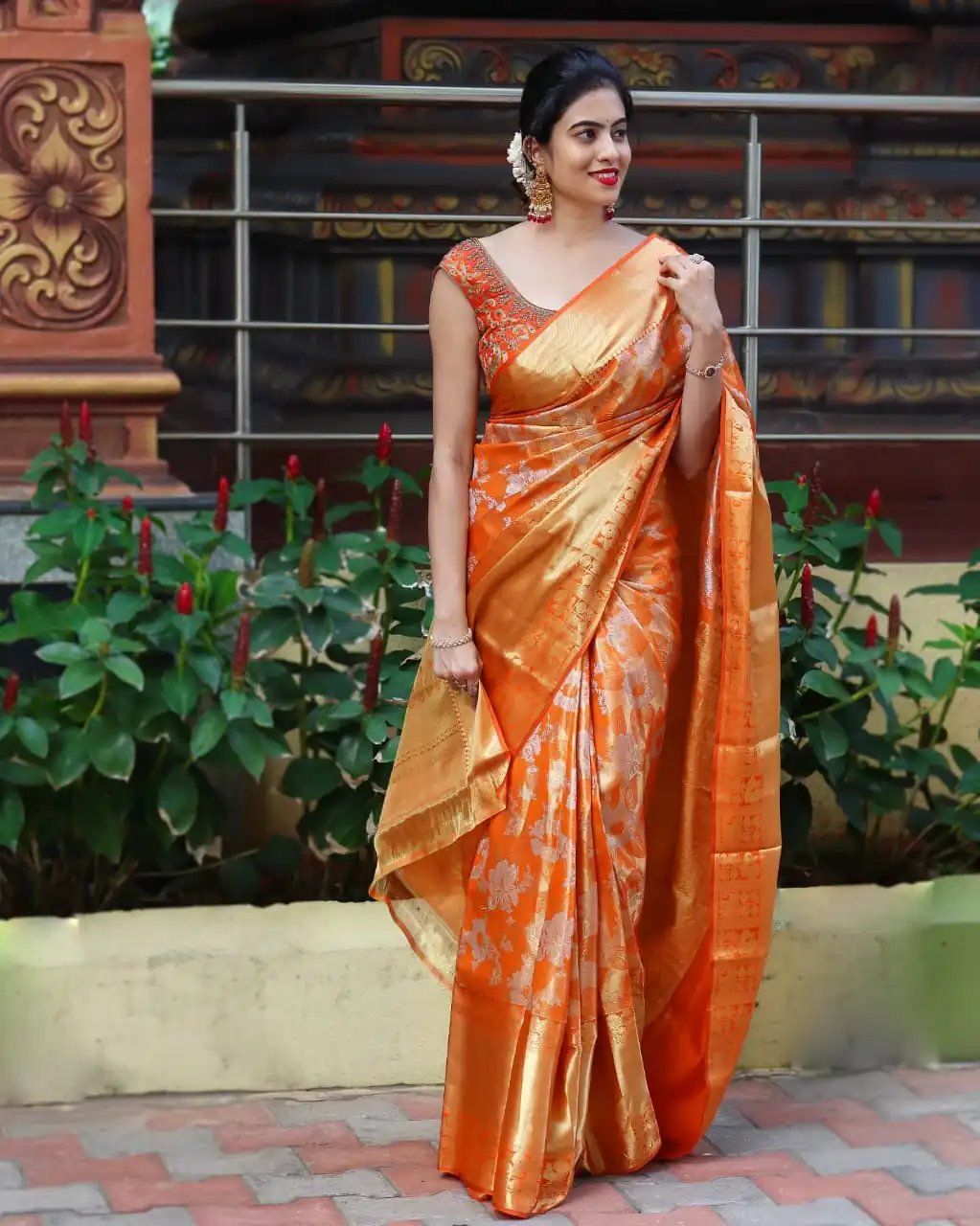 ES 8258 Orange Color Soft Lichi Silk Saree with Lace Border & Lace Work. Best Price ₹1449. Delivery 4-6 Working Days. Shop now. | Sarees, Bollywood Sarees, Creative Sarees, Designer Sarees, Embroidered Sarees, Ethnic Saree, Modern Digital sarees, Party Wear Sarees