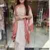 BB 53 Peach Crap Silk Dhoti Suit. Perfect for Wedding, Party, Anniversary, Holi, Temple Visit – Available at ₹2599 only. Delivery 4-6 Working Days. | Jump Suits, Salwar suit, Casual Suits, Creative suits, Designer Suits, Palazzo Suits, Party Wear Suits, Patiala Suits, Straight Suits