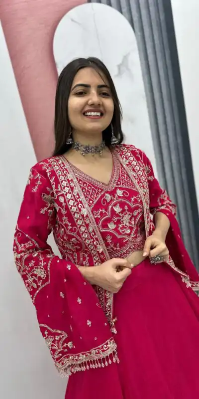 PC 565 Pink Color Chinon silk Lehenga Choli with Cut Work. Special Online Price ₹3049. Delivery 4-6 Working Days. Shop now. | Lehenga, Bollywood Lehenga, Creative Lehenga, Designer Lehenga, Embroidered Lehenga, Party Wear Lehenga