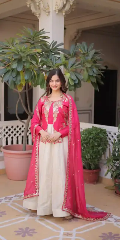KA 1231 Pink in Glass Roman Sequins Work & Embroidery Work Gown . Affordable Price ₹2399. Delivery 4-6 Working Days. Shop now. | Gowns, Bollywood Gowns, Creative Gowns, Designer Gowns, Embroidered Gowns, Party Wear Gowns