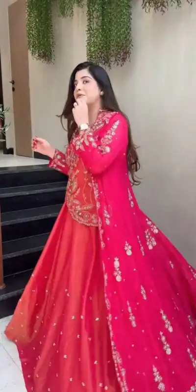 PC 554 Pink Color Simar Lehenga Choli with Embroidery Work. Online Exclusive Offer ₹3149. Delivery 4-6 Working Days. Shop now. | Lehenga, Bollywood Lehenga, Creative Lehenga, Designer Lehenga, Embroidered Lehenga, Party Wear Lehenga