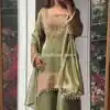 SR 1705 Pista Pista Fendy Silk Salwar Suit Perfect for Wedding, Party, Cultural Events, Sangeet, Housewarming – . Grab it for ₹2449. Delivery 4-6 Working Da | Jump Suits, Salwar suit, Casual Suits, Creative suits, Designer Suits, Palazzo Suits, Party Wear Suits, Patiala Suits, Straight Suits