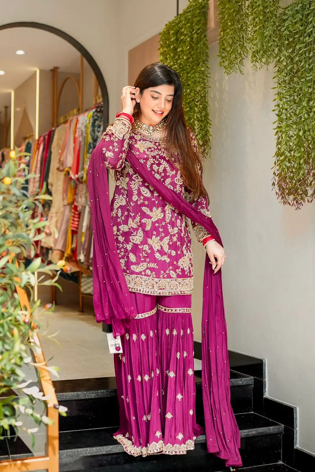 SRK 5302 Wine Color Georgette Salwar Suit with Embroidery Work. online Get it for ₹1899. Delivery 4-6 Working Days. Shop now. | Jump Suits, Salwar suit, Casual Suits, Creative suits, Designer Suits, Palazzo Suits, Party Wear Suits, Patiala Suits, Straight Suits