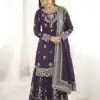 SSR 5007 Purple Color Faux Georgette Salwar Suit with Embroidery Work. Get it for ₹2449. Delivery 4-6 Working Days. Shop now. | Jump Suits, Salwar suit, Casual Suits, Creative suits, Designer Suits, Palazzo Suits, Party Wear Suits, Patiala Suits, Straight Suits