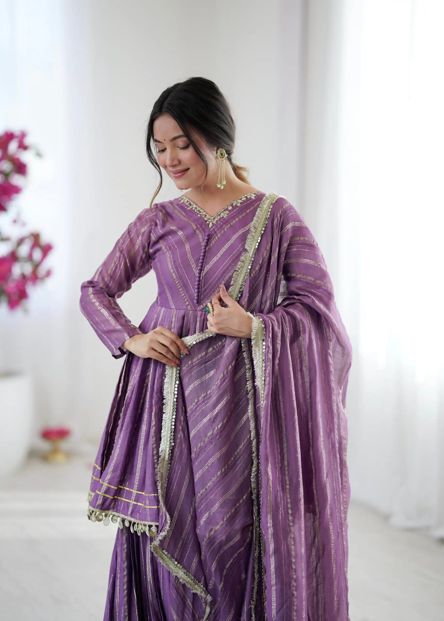 SRK 5300 Purple Mal Chanderi With Lace Work & Mirror Work Salwar Suit . Get it for ₹2099. Delivery 4-6 Working Days. Shop now. | Jump Suits, Tops & Bottoms, Track Suits, Salwar suit, Casual Suits, Creative suits, Designer Suits, Palazzo Suits, Party Wear Suits, Patiala Suits, Straight Suits, Trendy Wear