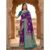 MB 50 Purple Pashmina Silk Saree with Lace Work & Lace Border. Online Festive Deal ₹2399. Delivery 4-6 Working Days. Shop now. | Sarees, Bollywood Sarees, Creative Sarees, Designer Sarees, Embroidered Sarees, Ethnic Saree, Modern Digital sarees, Party Wear Sarees