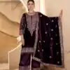 NF 1231 Purple Viscose Velvet Salwar Suit. Perfect for Wedding, Party, Traditional Day, Baisakhi, Eid – Available at ₹2399 only. Delivery 4-6 Workin | Jump Suits, Salwar suit, Casual Suits, Creative suits, Designer Suits, Palazzo Suits, Party Wear Suits, Patiala Suits, Straight Suits