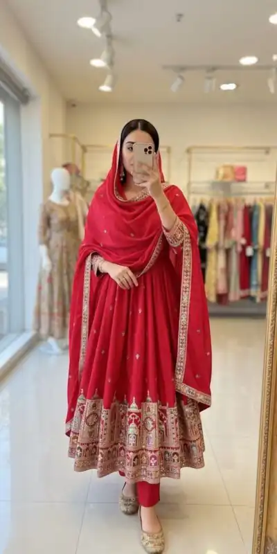 WW 1191 Red Color Chinon Silk Sequence Lace Work Gown. Online Affordable Price ₹2549. Delivery 4-6 Working Days. Shop now. | Gowns, Bollywood Gowns, Creative Gowns, Designer Gowns, Embroidered Gowns, Party Wear Gowns