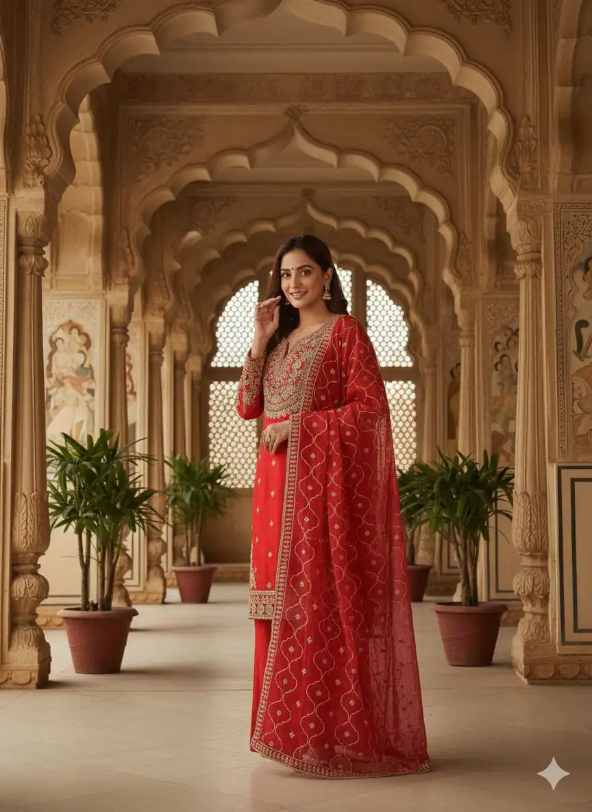 LG 2068 Red Salwar Suit Perfect for Wedding, Party, Baisakhi, Haldi, Ethnic Day –. Special Price ₹2149. Delivery 4-6 Working Days. Shop now. | Jump Suits, Salwar suit, Casual Suits, Creative suits, Designer Suits, Palazzo Suits, Party Wear Suits, Patiala Suits, Straight Suits
