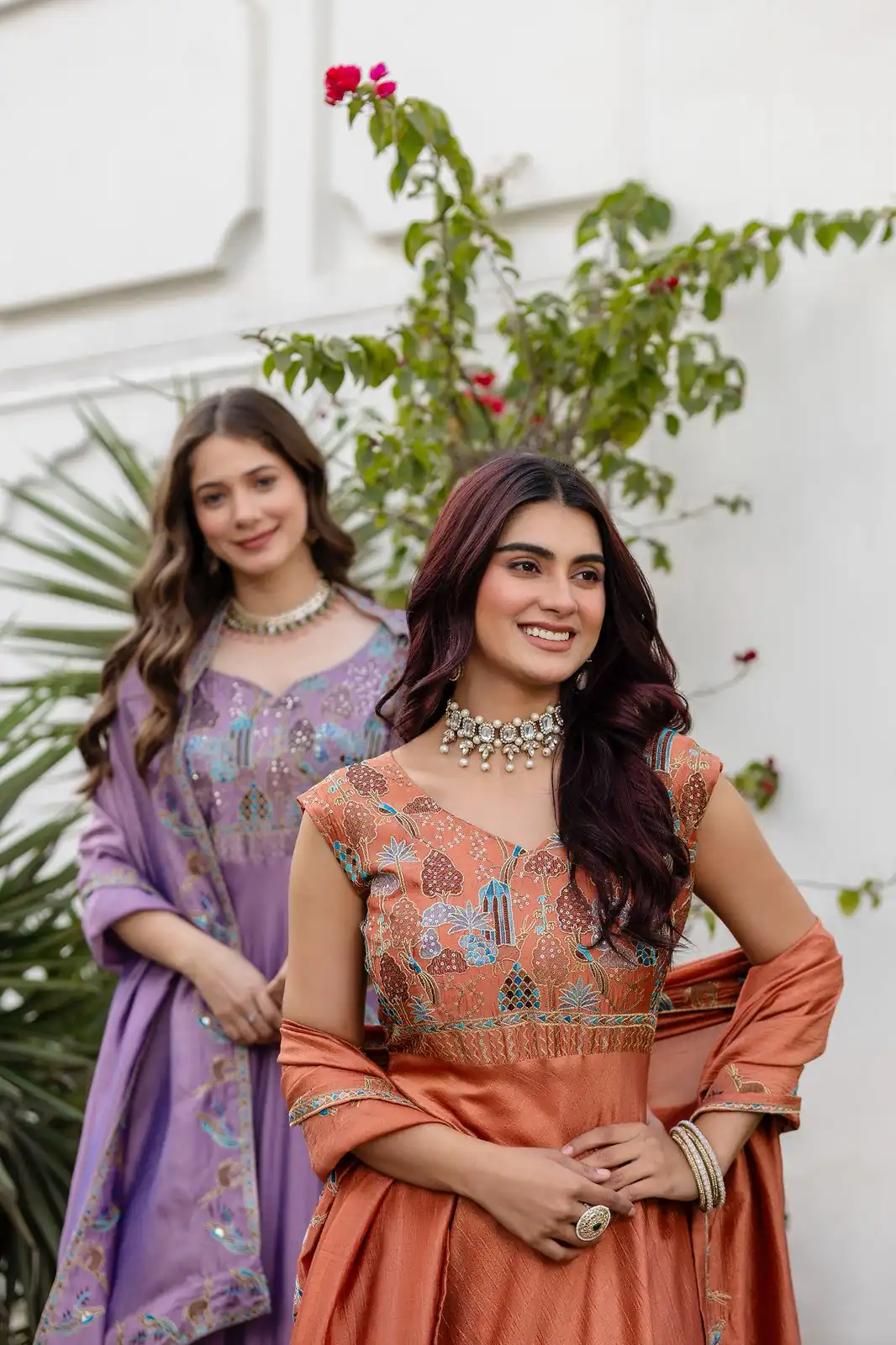 RR 39 Rust Vichitra Silk Gown Perfect for Wedding, Party, Holi, Anniversary, Mehendi –. Grab it for ₹2149. Delivery 4-6 Working Days. Shop now. | Gowns, Bollywood Gowns, Creative Gowns, Designer Gowns, Embroidered Gowns, Party Wear Gowns