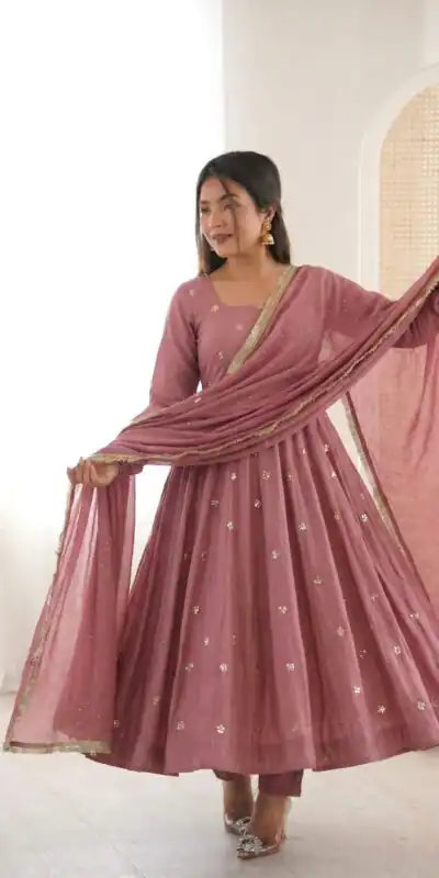 SRK 5330 Peach Color Roman Silk Salwar Suit with Embroidery Work. Available at ₹2099 only. Delivery 4-6 Working Days. Shop now. | Jump Suits, Salwar suit, Casual Suits, Creative suits, Designer Suits, Palazzo Suits, Party Wear Suits, Patiala Suits, Straight Suits