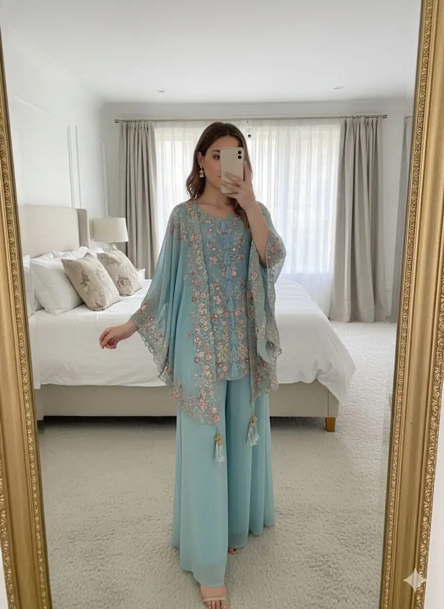 BE 406 Sky Blue in Color Faux Georgette Embroidery Work Salwar Suit . Grab it for ₹2449. Delivery 4-6 Working Days. Shop now. | Jump Suits, Salwar suit, Casual Suits, Creative suits, Designer Suits, Palazzo Suits, Party Wear Suits, Patiala Suits, Straight Suits