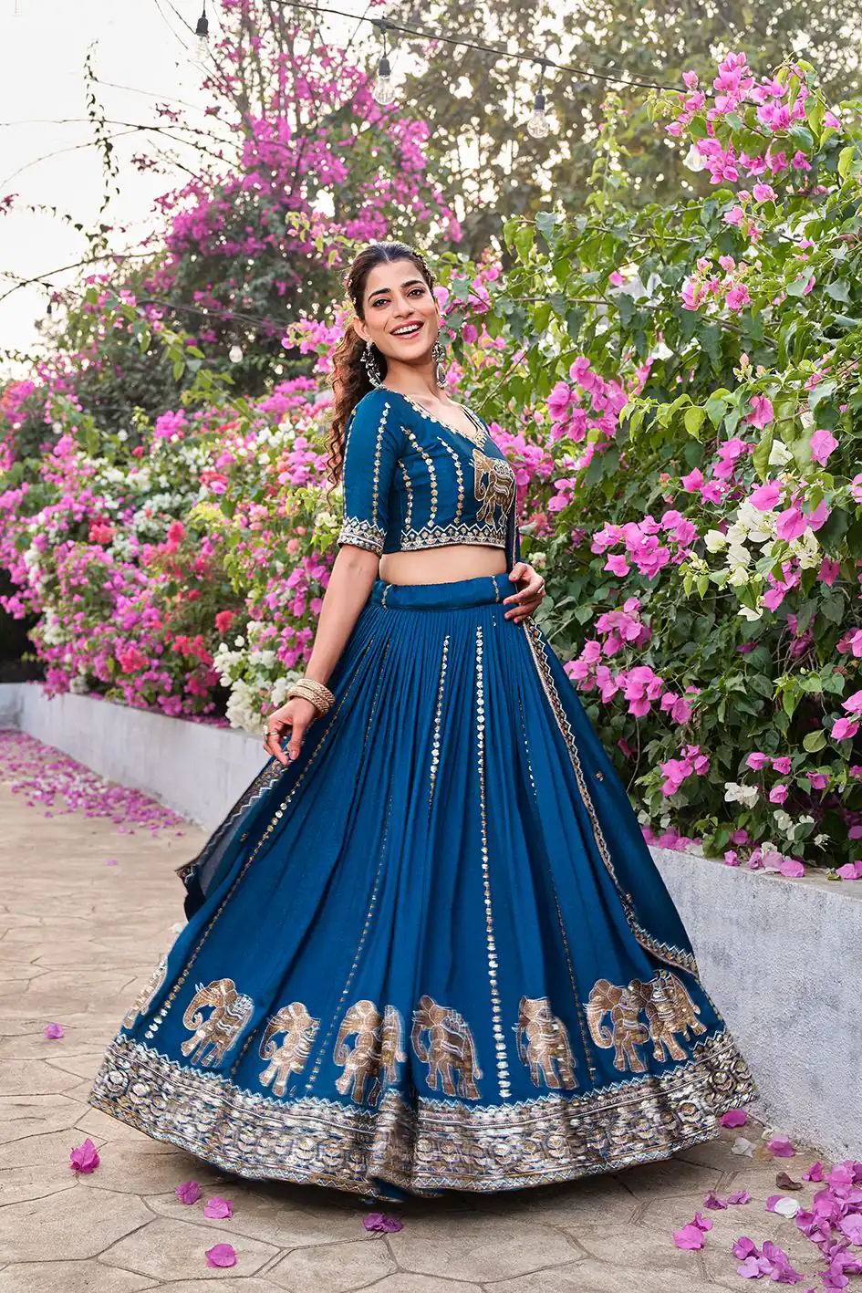 Ram 165 Blue in Color Vichitra Silk Embroidery Work Lehenga Choli . Now at just ₹2599. Delivery 4-6 Working Days. Shop now. | Lehenga, Bollywood Lehenga, Creative Lehenga, Designer Lehenga, Embroidered Lehenga, Party Wear Lehenga