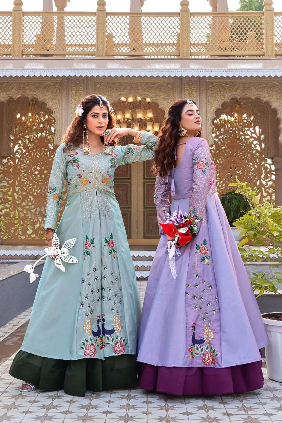 Ram 164 Lavender Color Satin Silk Lehenga Choli with Embroidery Work. Best Price ₹2649. Delivery 4-6 Working Days. Shop now. | Lehenga, Bollywood Lehenga, Creative Lehenga, Designer Lehenga, Embroidered Lehenga, Party Wear Lehenga