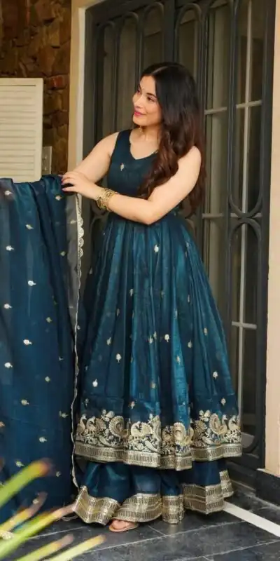 ZB 5055 Teal Embroidery Work Salwar Suit in Teal Gold Crazy. Available at ₹2449 only. Delivery 4-6 Working Days. Shop now. | Jump Suits, Salwar suit, Casual Suits, Creative suits, Designer Suits, Palazzo Suits, Party Wear Suits, Patiala Suits, Straight Suits