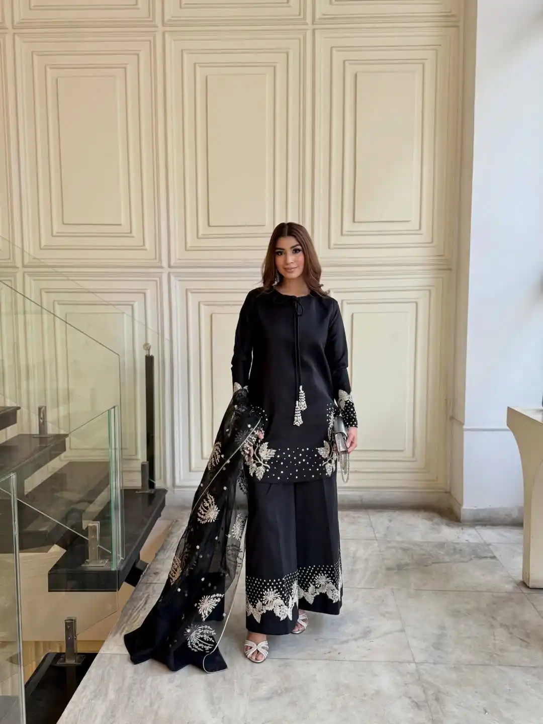 AD 202 Black in Color Natural Crepe Embroidery Work Salwar Suit . Affordable Price ₹1849. Delivery 4-6 Working Days. Shop now. | Jump Suits, Salwar suit, Casual Suits, Creative suits, Designer Suits, Palazzo Suits, Party Wear Suits, Patiala Suits, Straight Suits