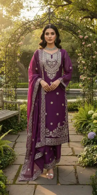 RTC 5981 Wine in Color Zimmy Silk Thread Embroidery Salwar Suit . Exclusive Offer ₹2049. Delivery 4-6 Working Days. Shop now. | Jump Suits, Salwar suit, Casual Suits, Creative suits, Designer Suits, Palazzo Suits, Party Wear Suits, Patiala Suits, Straight Suits