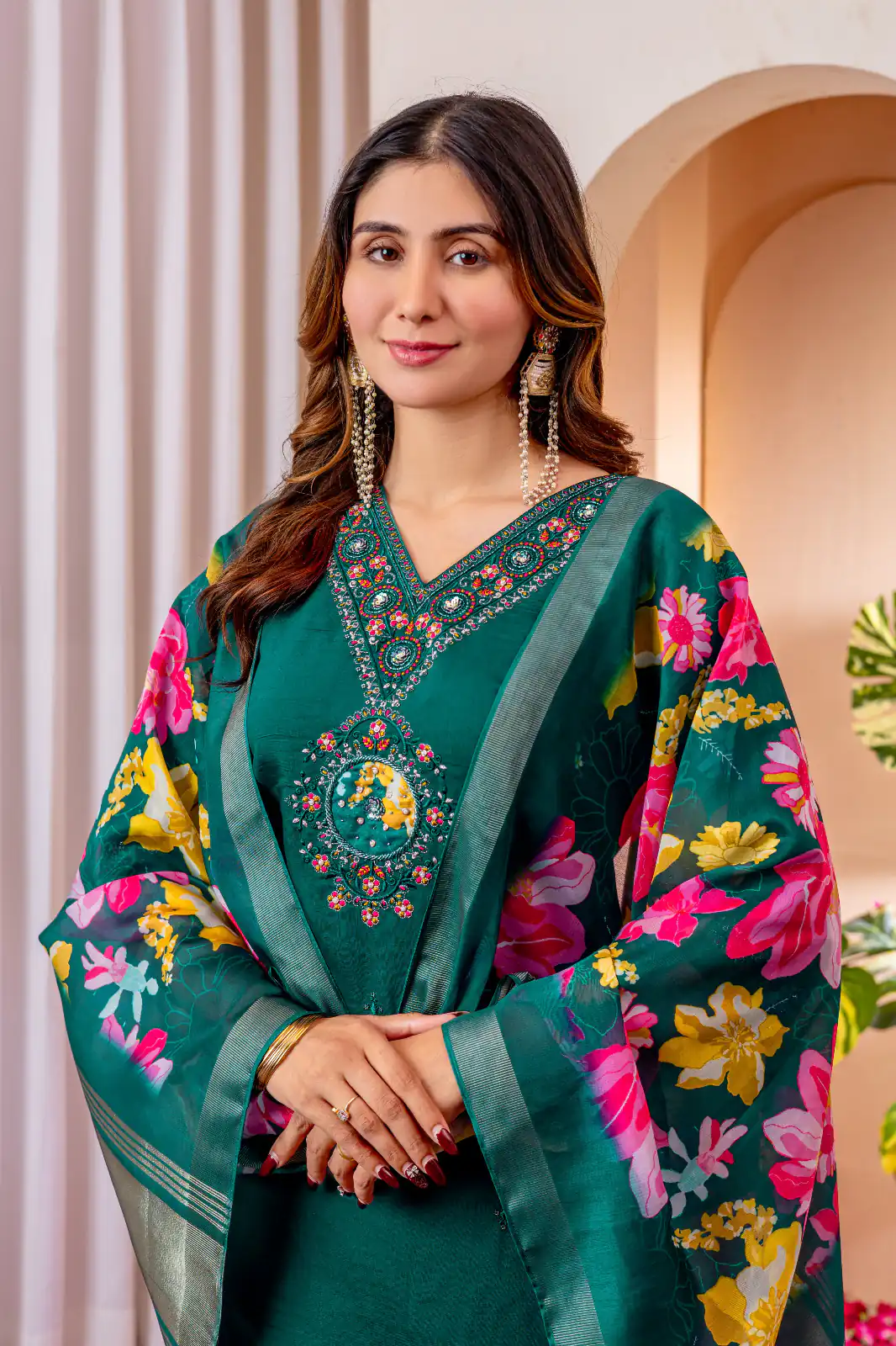 DIVA 112 Teal Green Marina Silk Salwar Suit with Embroidery Work. Introductory Price ₹1999. Delivery 4-6 Working Days. Shop now. | Jump Suits, Salwar suit, Casual Suits, Creative suits, Designer Suits, Palazzo Suits, Party Wear Suits, Patiala Suits, Straight Suits