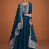 FC 9577 Teal Color Vichitra Salwar Suit with Embroidery Work. Available at ₹2649 only. Delivery 4-6 Working Days. Shop now. | Jump Suits, Salwar suit, Casual Suits, Creative suits, Designer Suits, Palazzo Suits, Party Wear Suits, Patiala Suits, Straight Suits